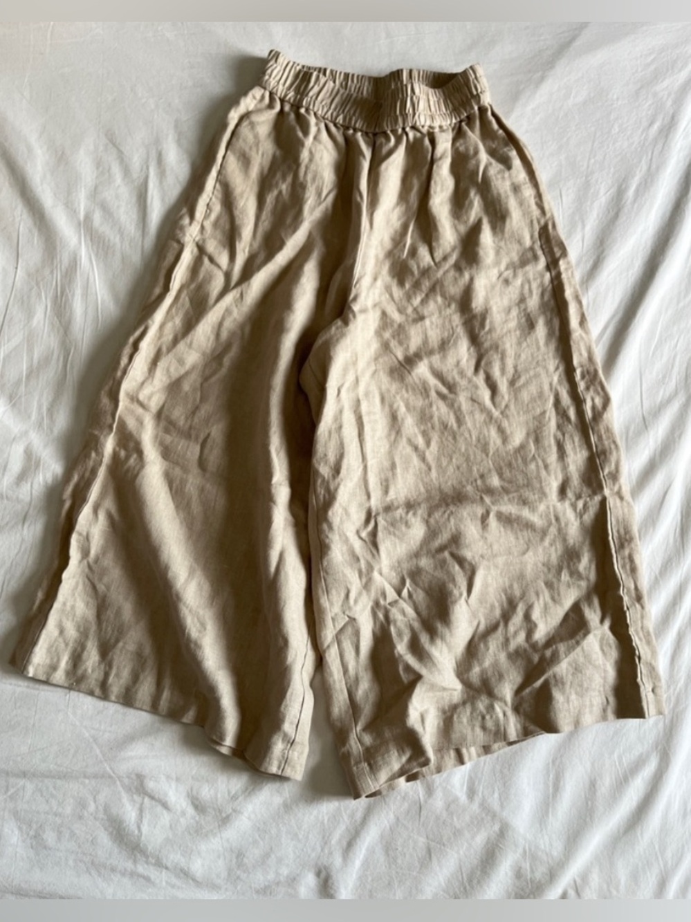 Eileen fisher Women's Wide-Leg Linen Jumpsuit in Natural organic linen - Picture 3 of 7